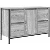 Ormarić za umivaonik s ladicama siva sonoma 90x34,5x60 cm | shoptok.hr