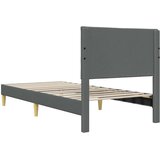  Krevetna konstrukcija Tamnosiva 100 x 203 cm Tkanina | shoptok.hr