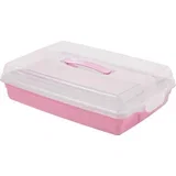 Kutija za tortu sa poslužavnikom roze