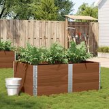 vidaXL Vrtna sadilica smeđa 150x100 cm od borovine | shoptok.hr