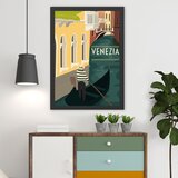 Wallity uramljena slika Venezia, 35x45 cm Cene