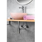 Sapho stoječa armatura za umivalnik v sijajno srebrni barvi pax | Shoptok.si
