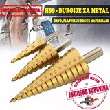  stepenaste burgije jelkice set 3 komada u