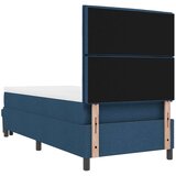  s opruga kutije s uzglavljem Plava 90 x 190 cm tkanina | shoptok.hr