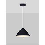Nova Luce Mat crna metalna LED viseća svjetiljka s metalnim sjenilom ø 40 cm Oros – | shoptok.hr