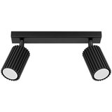  Stropna svetilka KARBON 2 črna, (21626826) | Shoptok.si