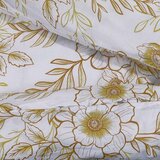  Set posteljine za poplun bijelo-smeđi 200x220 cm pamučni | shoptok.hr