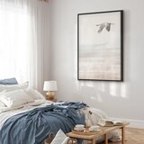  Slika - Crane\'s Flight (1 Part) Vertical 80x120 U crnom drvenom okviru | shoptok.hr