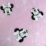Jerry Fabrics Ružičasta/siva pamučna dječja posteljina za krevet za jednu osobu 140x200 cm Minnie Beautiful – | shoptok.hr
