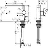 Hansgrohe 73023000 tecturis e coolstart ecosmart+ 110 armatura za umivalnik | Shoptok.si
