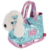 PERLETTI Torbica s plišanim psićem Didi, plavi, 28 x 15 x 20 cm | shoptok.hr