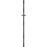 vidaXL Vrtna vrata Crna 105 x 200 cm Čelik s praškastim premazom | shoptok.hr