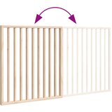  Sklopiva vrata za pse s 2 panela, 160 cm, drvo topole Smeđa 80 x 90 x 2 cm | shoptok.hr