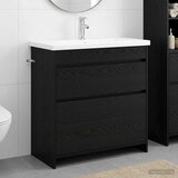  Set namještaja za kupaonicu Crni hrast 81 x 40 x 84,5 cm | shoptok.hr