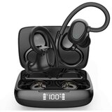 Venisymlis Športne ušesne slušalke Bluetooth 5.3, mikrofon ENC, LED zaslon, glavne slušalke, tek, (22102306) | Shoptok.si