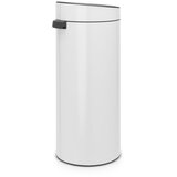 Brabantia Koš za smeti na dotik 30 L s plastičnim vložkom - bela | Shoptok.si