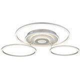 Globo 67824-60 - prigušiva LED plafonska lampa MILES 60W/230V 80,8x99,2 cm srebrna + daljinski upravljač | Eponuda.com