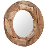  Okrasno ogledalo tikovina 80 cm okrogle oblike | Shoptok.si