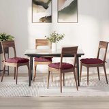 vidaXL Jastučići za sjedenje 2 pcs Vinska crvena 40 x 40 x 6 cm | shoptok.hr
