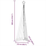 vidaXL Lučke za novoletno jelko 495 LED diod hladno bele 300,5 cm | Shoptok.si