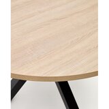 Kave Home Crni/u prirodnoj boji okrugao blagovaonski stol ø 120 cm Argo – | shoptok.hr