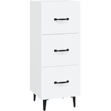 Maison Chic Komoda - Predalnik bela 34,5x34x90 cm inženirski les, (21716082) Cene