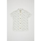 Defacto Baby Boy Flame Poplin Short Sleeve Shirt Cene