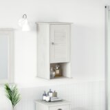 vidaXL Ormar za Kupaonicu na Zidu s pohranom Bijela 37 x 34 x 71.5 cm | shoptok.hr