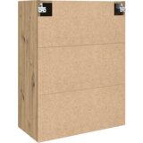  Stenska omara s polico Rjava 69,5 x 34 x 90 cm Konstruiran les | Shoptok.si