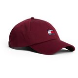 Tommy Jeans Kapa 'HERITAGE' mornarska / bordo / živo rdeča / bela | Shoptok.si