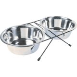 Trixie Posoda podstavek Eat on feet set 0,45 l fi12 cm kovinsk | Shoptok.si
