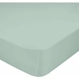 Mr. Fox Mint zelena posteljnina iz bombaža Basic, 60 x 120 cm