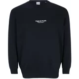 Jack & Jones Plus Sweater majica 'VESTERBRO' mornarsko plava / bijela