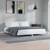 vidaXL Okvir za krevet visoki sjaj bijeli 160x200 cm konstruirano drvo | shoptok.hr