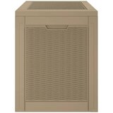  Vrtna kutija za pohranu svjetlosmeđa 55,5x43x53 cm polipropilen | shoptok.hr