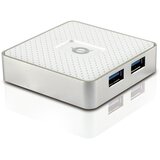 Conceptronic Hubbies Hub 4 vrata USB 3.0 s polnilnikom - HUBBIES03W, (21736981) Cene