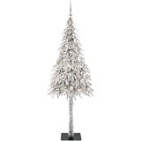 vidaXL Božično drevo med 300 LED z stojalom Bela 210 cm PE in jeklo | Shoptok.si