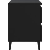  Noćni ormarići 2 kom crni 40 x 35 x 50 cm od konstruiranog drva | shoptok.hr