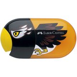  ŠILJILO-GUMICA PVC S PVC KUTIJOM 2RUPE ORAO FABER CASTELL 183527 CRNO/NARANČASTO | shoptok.hr