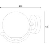  Zidno svetlo GEORGIA 1xE14/5W/230V mat hrom/zadimljeno | Eponuda.com