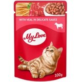 My Love sos za mačke, teletina, 100g