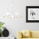  Luster na lancu RETRO II 5xE27/60W/230V bela | Eponuda.com