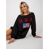 Vikki Sweatshirt-VI-BL-3192.23P-black | Shoptok.si