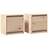 Maison Chic Dvo delni komplet Nočne omarice - Nočne mize 40x30,5x40 cm trdna borovina, (21688685) Cene