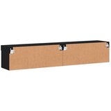 vidaXL TV ormarići s LED svjetlima 2 kom crni 80x30x30 cm | shoptok.hr