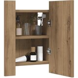  LED kupaonski ormarić s ogledalom boja hrasta 40x12x45cm drveni | shoptok.hr