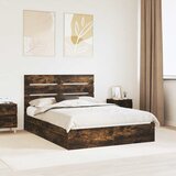  s od storage s ladicama Dimljeni hrast 160 x 200 cm | shoptok.hr