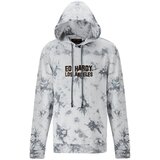 Ed Hardy Puloverji - Los tigres hoody grey Siva Cene