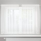 Čipkasta zavjesa sa zavjesama Bijelo 140 x 150 cm Poliester | shoptok.hr