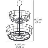 Wenko 88740800 - Korpa LOFT 28x39 cm crna | Eponuda.com